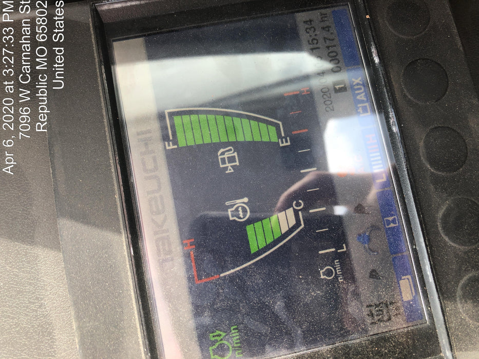 2020 TAKEUCHI TB250-2C