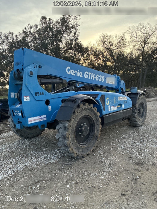 2018 Genie GTH-636 Genie GTH-636 w/Open ROPS, Solid Tires, Work Light/Beacon, 48" Carriage and Forks