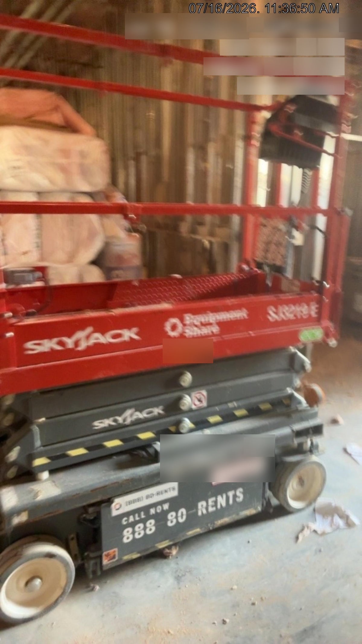 2024 Skyjack SJ3219 Electric Drive, Sld NM Tires, DBcns, RFRails, Power to Platform, T3 + Access Control