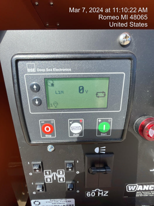 2024 Wanco WLTT-4MM4K Diesel, Deep Sea Controller, Shore Power Plug, Auto Start, (4) 350W LED Floodlights, 4kW Generator, 60 Gal Fuel Tank, 2" Ball, T3