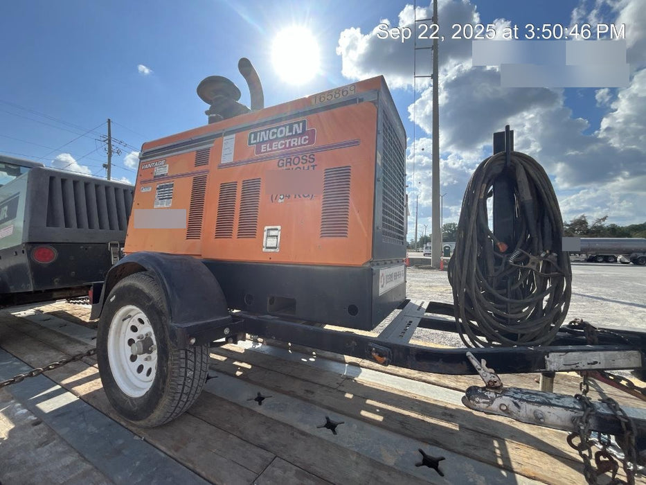 2021 Lincoln Electric Vantage 549X Ready Pak 3, ORANGE (includes trailer, cable rack, fender light kit)