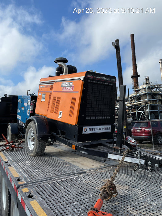 2021 Lincoln Electric Vantage 549X Ready Pak 3, ORANGE (includes trailer, cable rack, fender light kit)