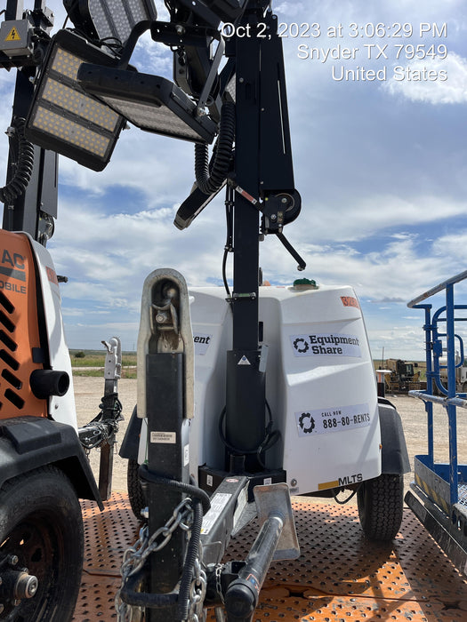 2023 Generac MLT2 Diesel, Flex Switch 120V Input, Powerzone Controller, (4) 320W LED Lights, 4kW Generator, 39.9 Gal Fuel Tank, 2" Ball, T3