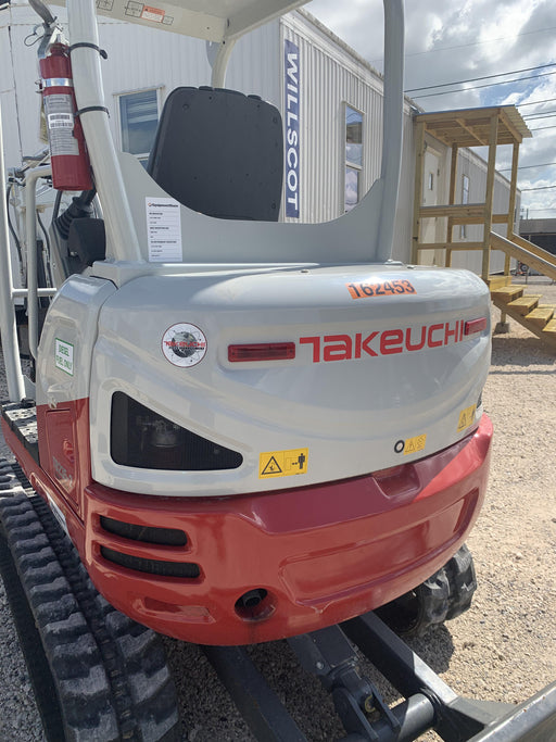 2021 Takeuchi TB235-2R Canopy, Rubber Tracks, Manual QC