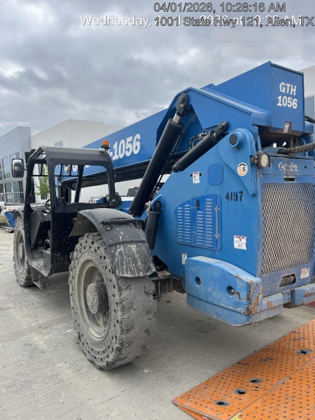2017 Genie GTH-1056 Genie GTH1056, Solid Tires, 60" carriage, Light Kit, Open ROPS