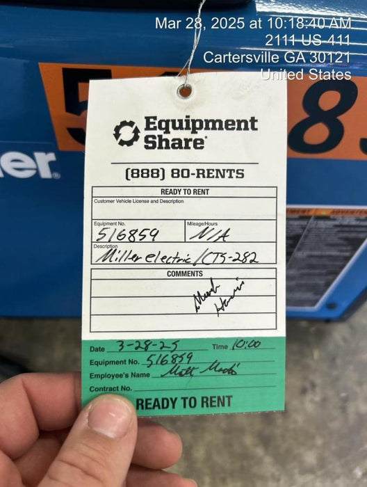 2025 MILLER ELECTRIC CST-282