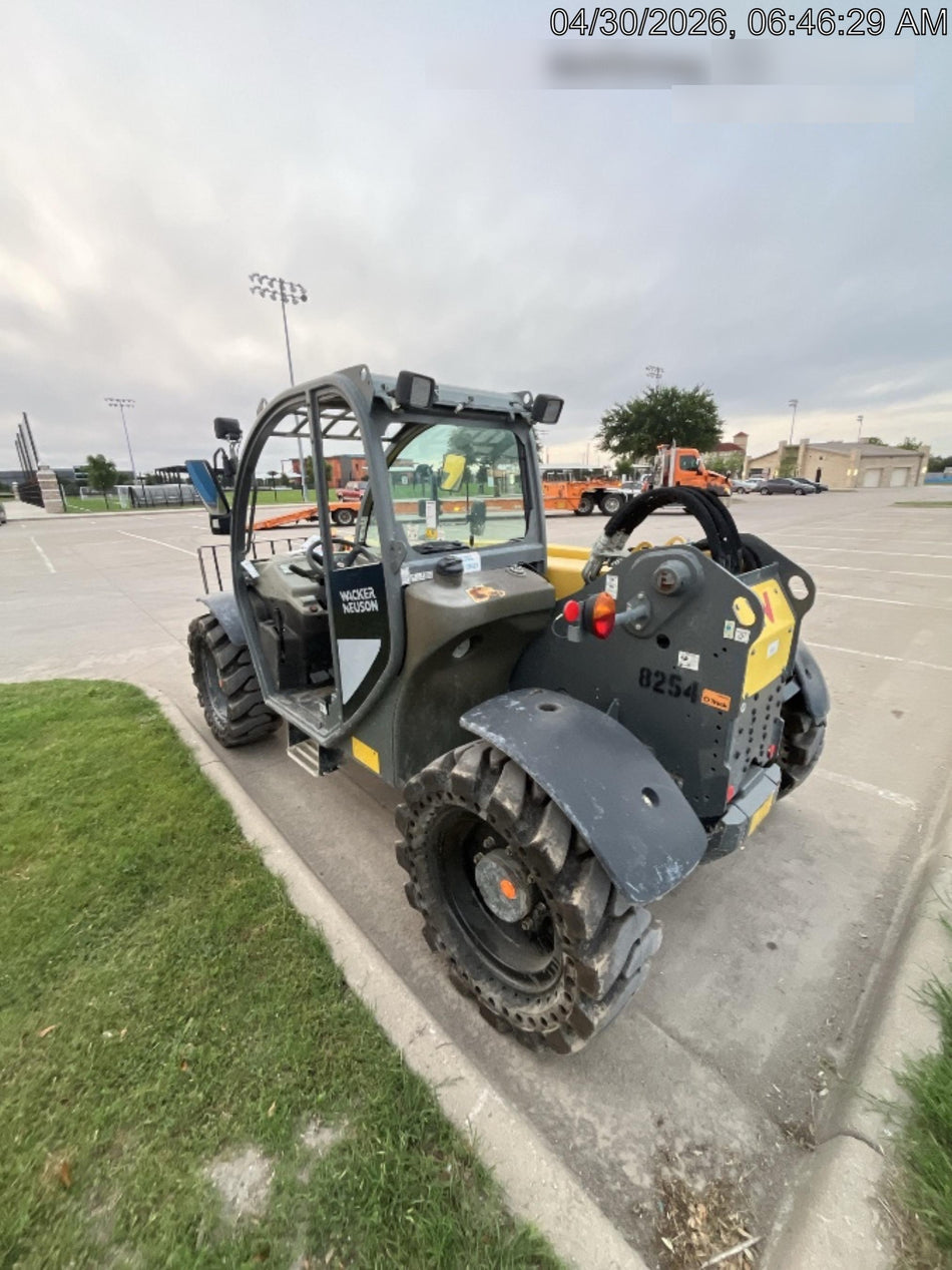 2018 Wacker Neuson TH627 Wacker Neuson TH627 Telehandler w/Canopy, Solid Tires, 48" Carriage and Forks