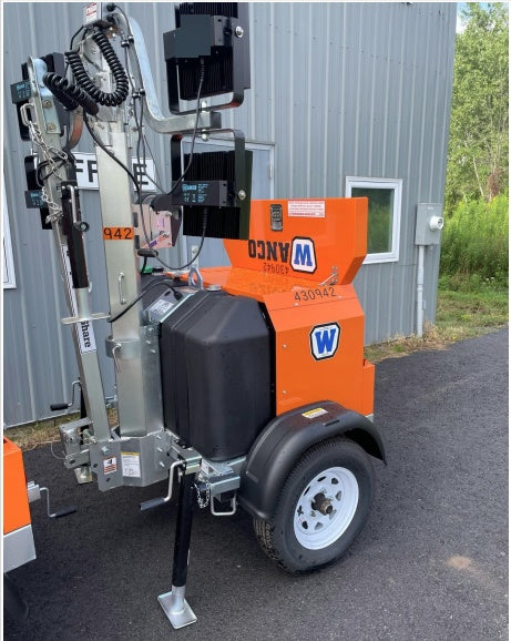 2024 Wanco WLTT-4MM4K Diesel, Deep Sea Controller, Shore Power Plug, Auto Start, (4) 350W LED Floodlights, 4kW Generator, 60 Gal Fuel Tank, 2" Ball, T3