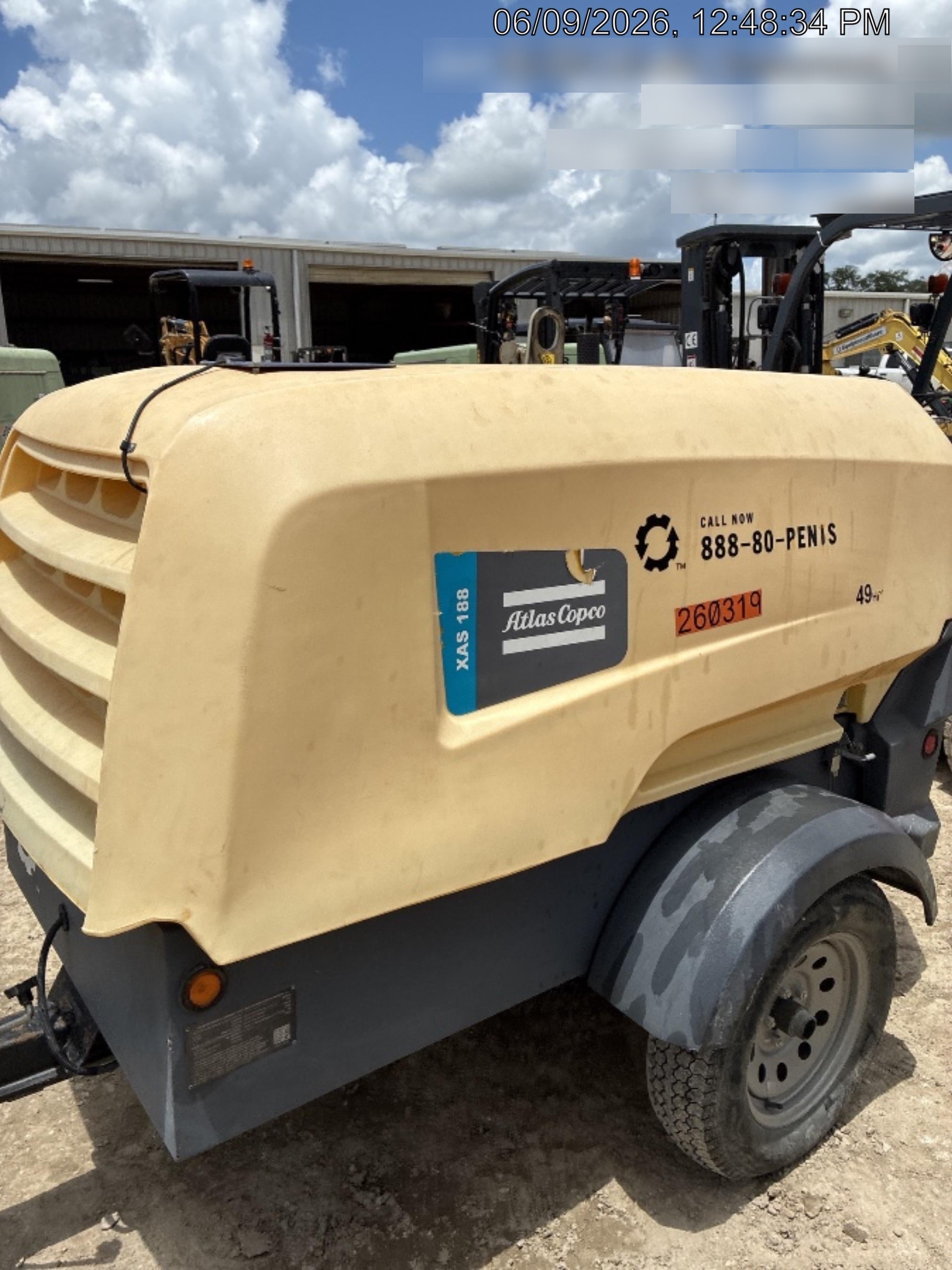 2022 ATLAS COPCO XAS188 CWK