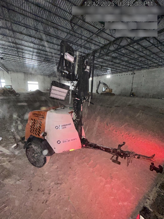 2024 Generac MLT2 Diesel, Flex Switch 120V Input, Powerzone Controller, 
(4) 320W LED Lights, 4kW Generator, 39.9 Gal Fuel Tank, 2" Ball, T3