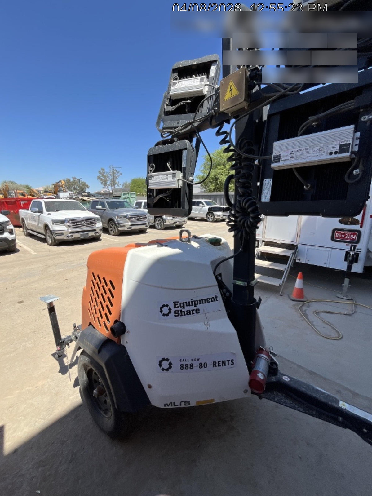 2024 Generac MLT2 Diesel, Flex Switch 120V Input, Powerzone Controller, 
(4) 320W LED Lights, 4kW Generator, 39.9 Gal Fuel Tank, 2" Ball, T3