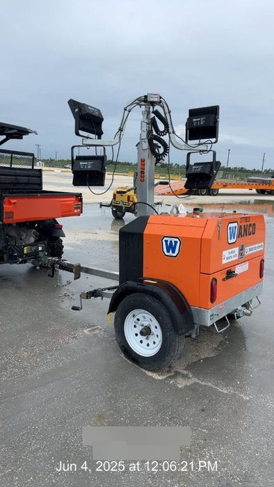 2023 Wanco WLTT-4MM4K Diesel, Deep Sea Controller, Shore Power Plug, Auto Start, (4) 350W LED Floodlights, 4kW Generator, 60 Gal Fuel Tank, 2" Ball, T3