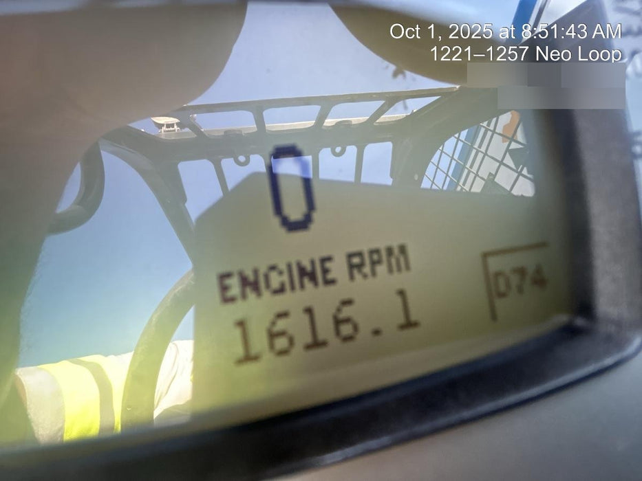 2019 Genie GTH-636 Canopy, Solid RT Tires, LED Work Lights, Beacon 60" QA Carriage, 48" Forks