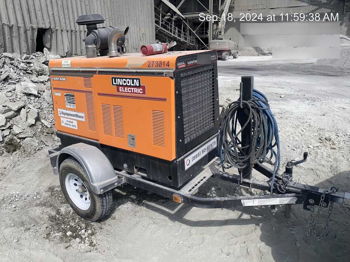 2022 Lincoln Electric Vantage 549X Crosslink Technology, Trailer Mounted, ES Decals, T3
