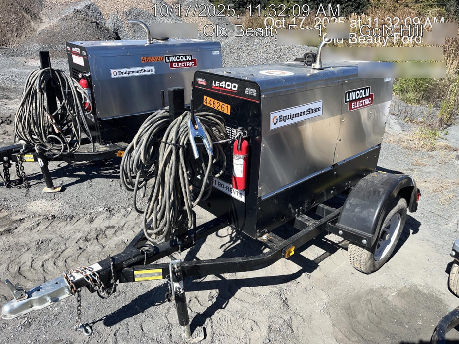 2024 Lincoln Electric LE400 Kubota V1505, Trlr, Cable Rack, Light Kit, ES Decals, T3