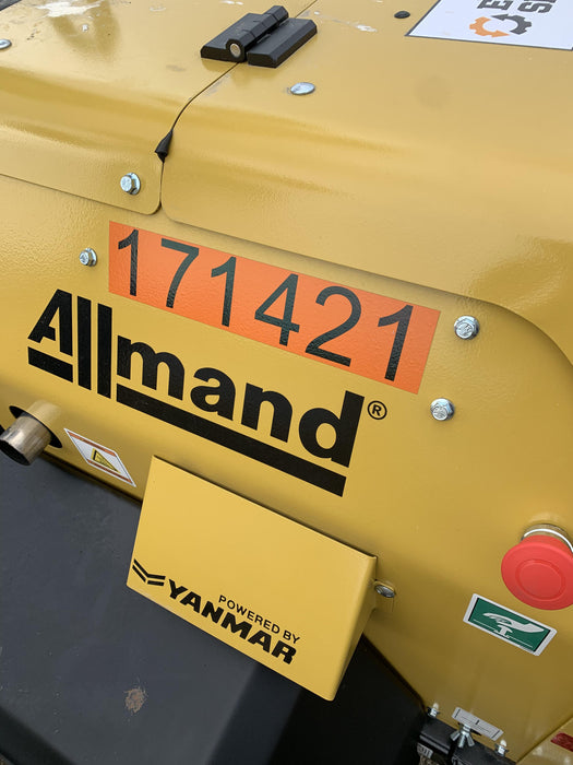 2021 Allmand NLV3GR (4) LED Light Fixture 350W, 23' Vertical Mast, 3kW Prime, Towable, Deep Sea L401, Leveling Jacks, Yanmar T4F 5.8hp