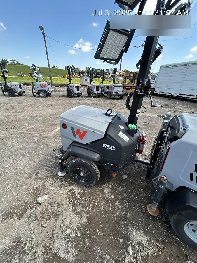 2024 Wacker Neuson LTT4 Diesel, Kohler KDW702, Deep Sea Controller, Auto Start, LED 320W, Bypass Outlet, T3