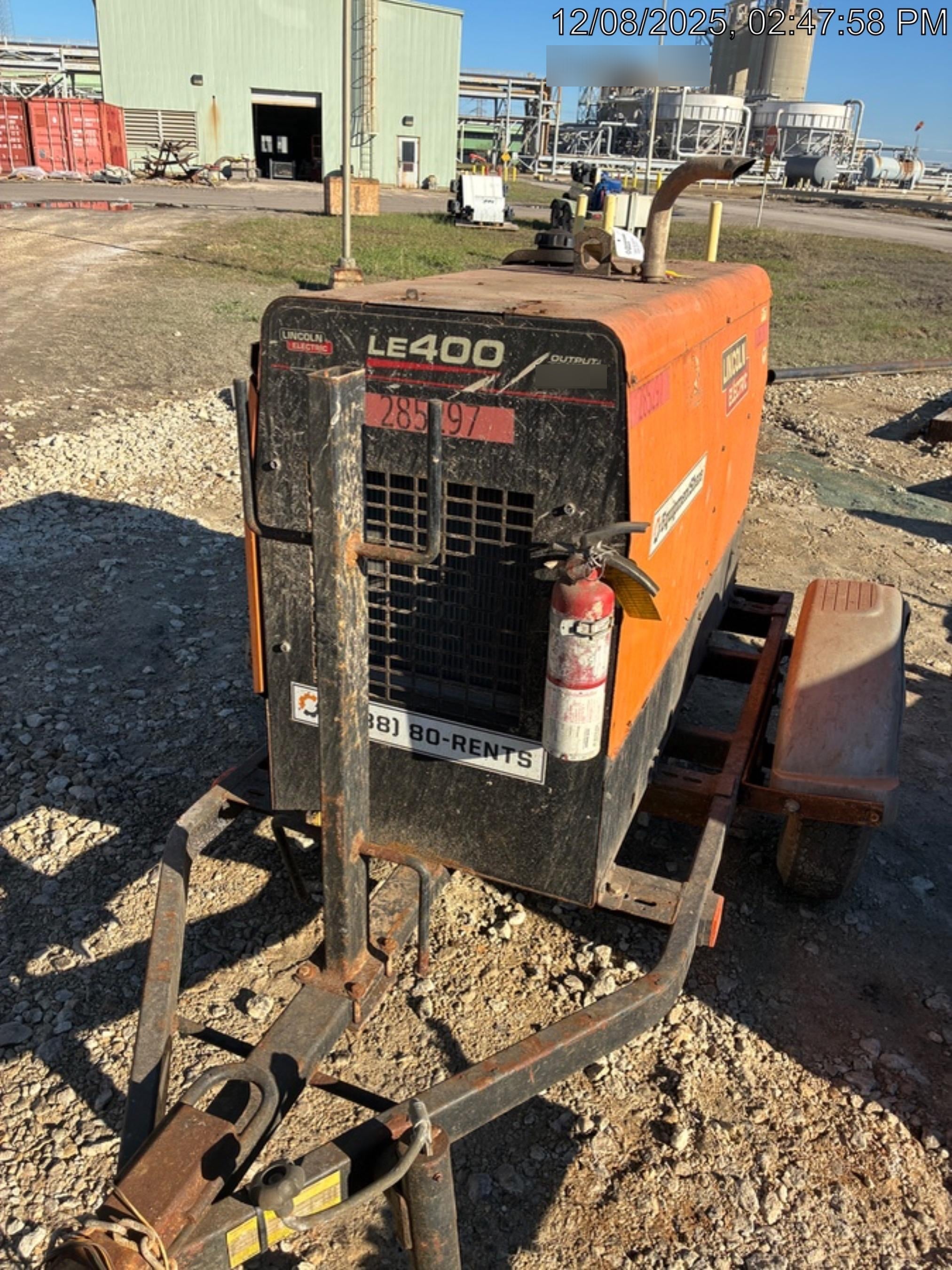 2022 Lincoln Electric LE400 Kubota V1505, Trlr, Cable Rack, Light Kit, ES Decals, T3