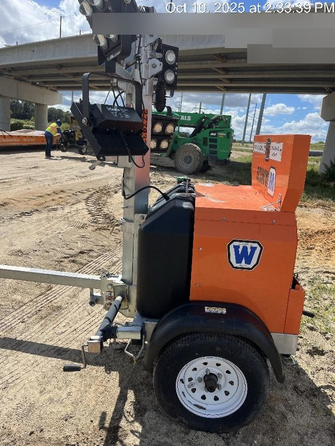 2023 Wanco WLTT-4MM4K Diesel, Deep Sea Controller, Shore Power Plug, Auto Start, (4) 350W LED Floodlights, 4kW Generator, 60 Gal Fuel Tank, 2" Ball, T3
