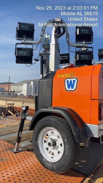 2023 Wanco WLTT-4MM4K Diesel, Deep Sea Controller, Shore Power Plug, Auto Start, (4) 350W LED Floodlights, 4kW Generator, 60 Gal Fuel Tank, 2" Ball, T3