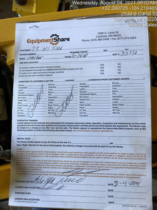 2019 WACKER NEUSON GP6600A