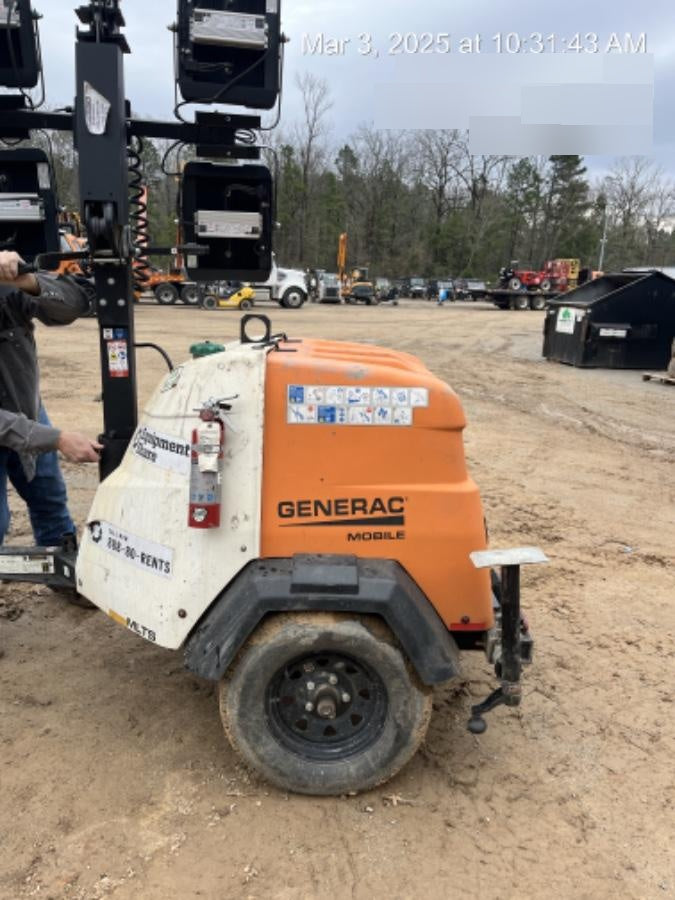 2023 Generac MLT2 Diesel, Flex Switch 120V Input, Powerzone Controller, 
(4) 320W LED Lights, 4kW Generator, 39.9 Gal Fuel Tank, 2" Ball, T3