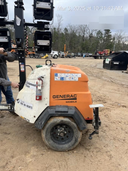 2023 Generac MLT2 Diesel, Flex Switch 120V Input, Powerzone Controller, 
(4) 320W LED Lights, 4kW Generator, 39.9 Gal Fuel Tank, 2" Ball, T3
