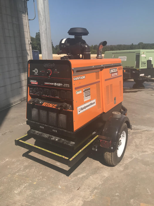 2021 Lincoln Electric Vantage 549X Ready Pak 3, ORANGE (includes trailer, cable rack, fender light kit)