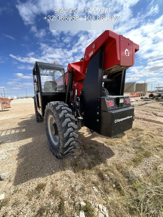 2020 Manitou MTA10055 Canopy, LED Work Lights, Solid Tires, Lift Hook, Beacon, Auxiliary Hydraulics w/66" Carriage and 60" Forks
