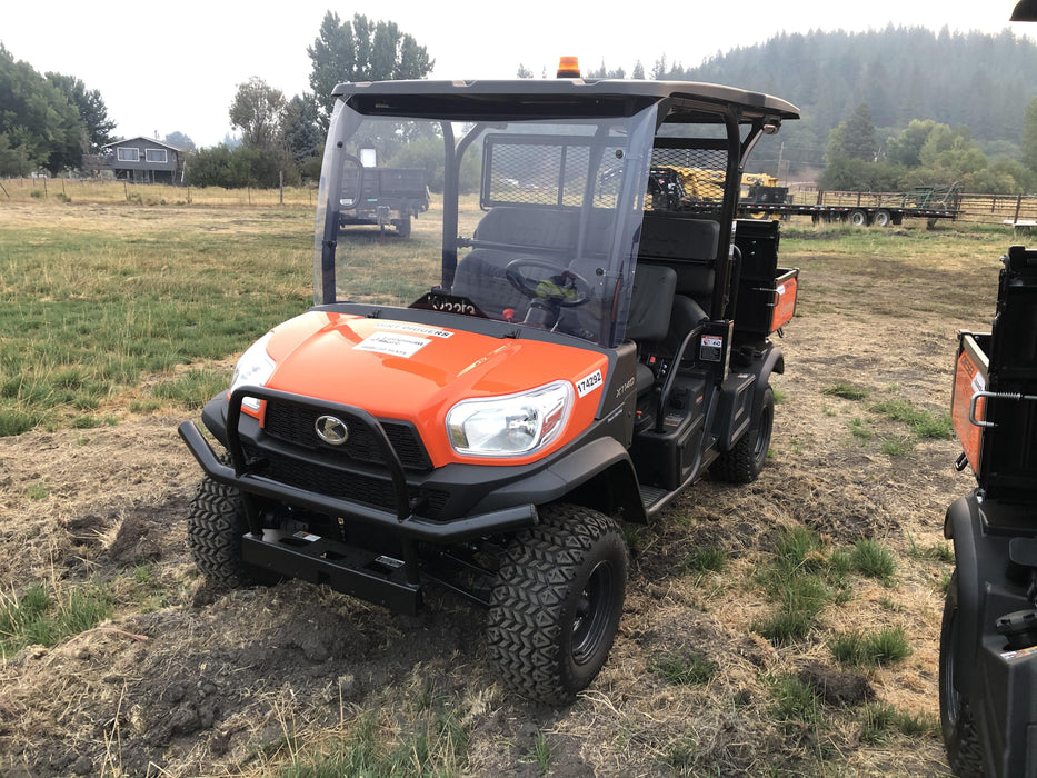 2021 Kubota RTV-X1140W-H Plastic Canopy, Windshield Acrylic Clear, LED Strobe Light, Wire Harness Kit, Back up Alarm