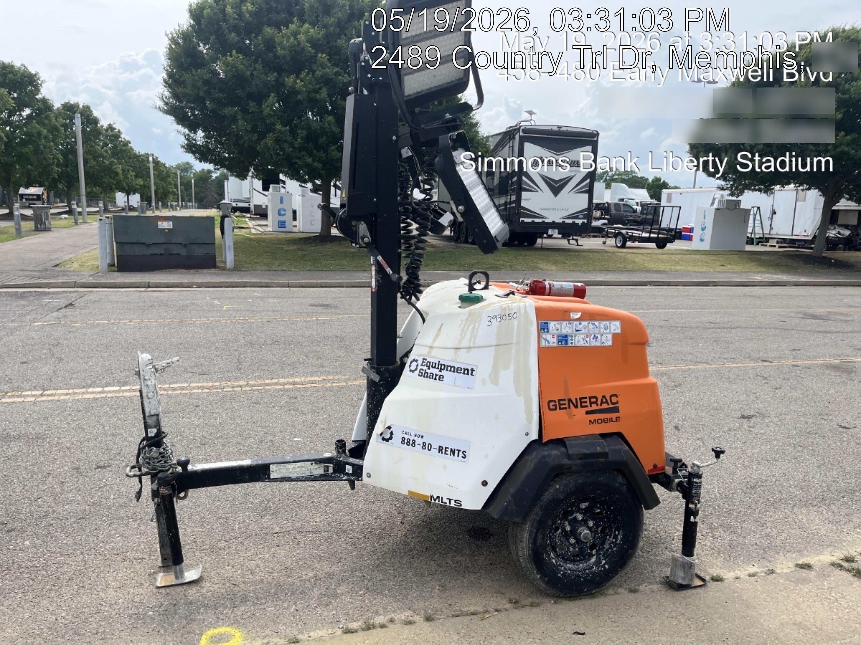 2024 Generac MLT2 Diesel, Flex Switch 120V Input, Powerzone Controller, 
(4) 320W LED Lights, 4kW Generator, 39.9 Gal Fuel Tank, 2" Ball, T3