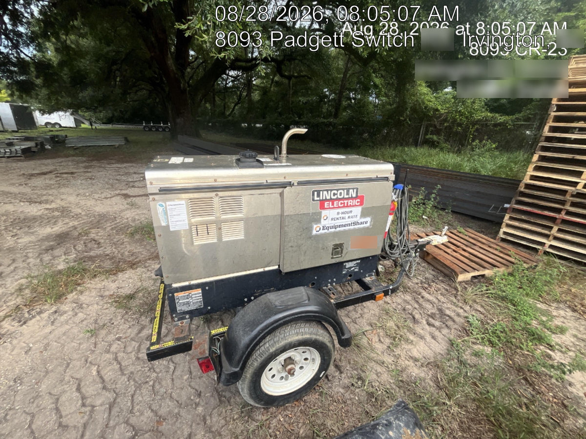 2019 Lincoln Electric Vantage 322 Lincoln Vantage 322 Welder w/Trailer, Light Kit, Cable Rack