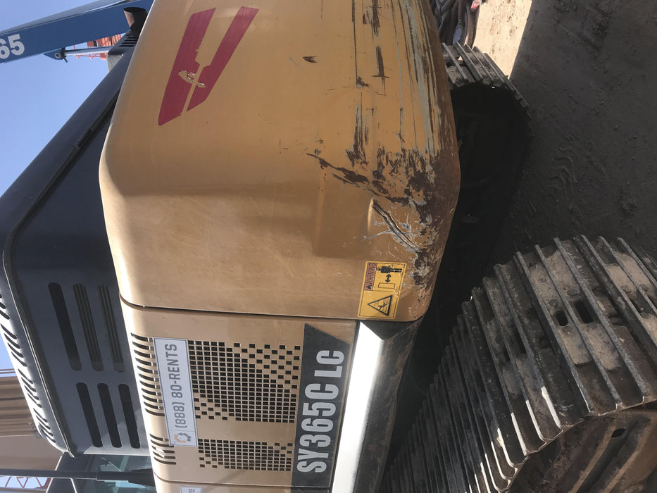 2019 Sany SY365C LC Sany SY365 Tier 4 - Cab, Hydraulic QC, Buckets: 48", Hydraulic Hammer 8,000lb impact class