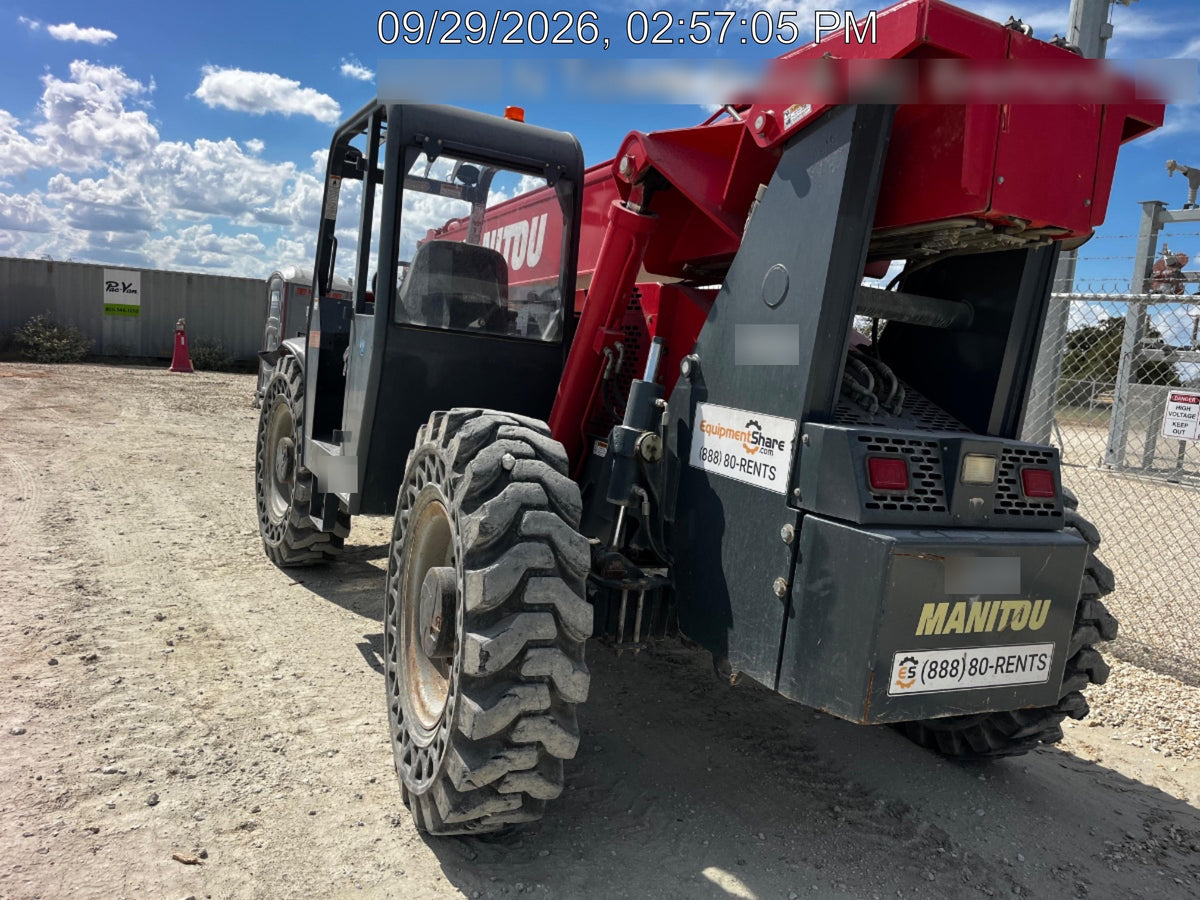 2018 Manitou MTA10055 MTA10055 - 120 HP T4, Canopy, Worklights/Strobe, Beacon, 66" Carriage, 60" Forks, Solid Tires, Lift Hook, Aux Hydraulics