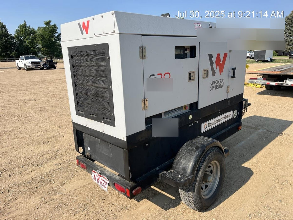 2019 WACKER NEUSON G70