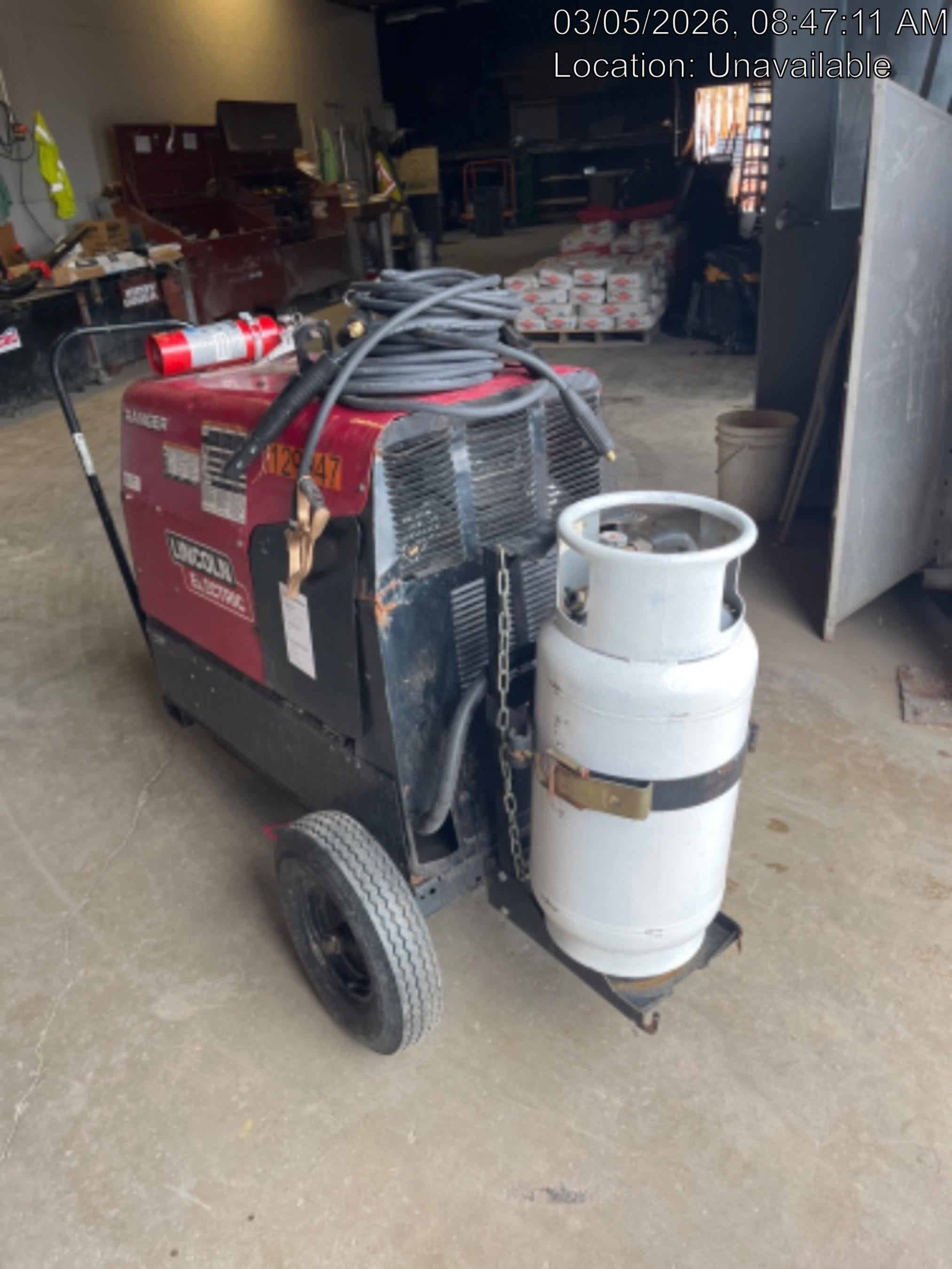 2021 Lincoln Electric Ranger 305 LPG K3430-1, Ranger 305 LPG, Undercarriage, Tank Holder & Strap, 10kw AC Gen, 25hp Kohler LPG Eng