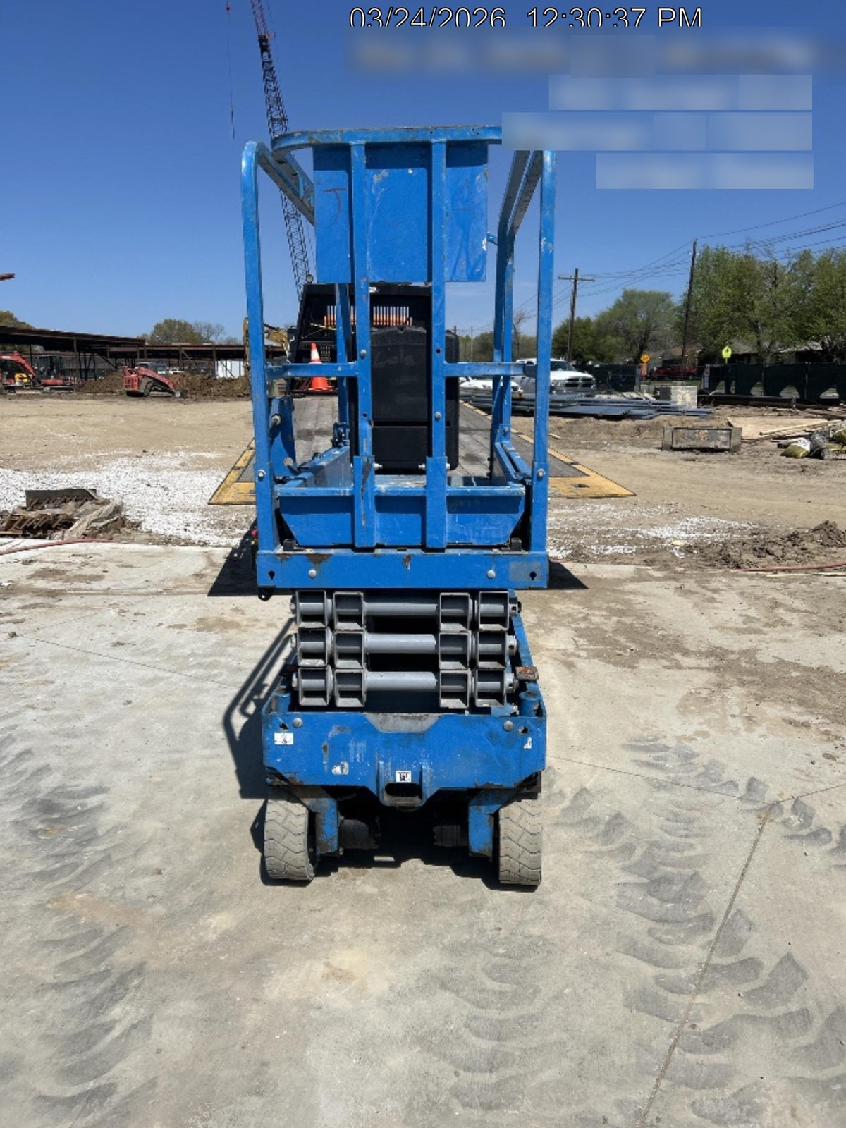 2019 Genie GS-1930 Fixed Rails with Chain Entry