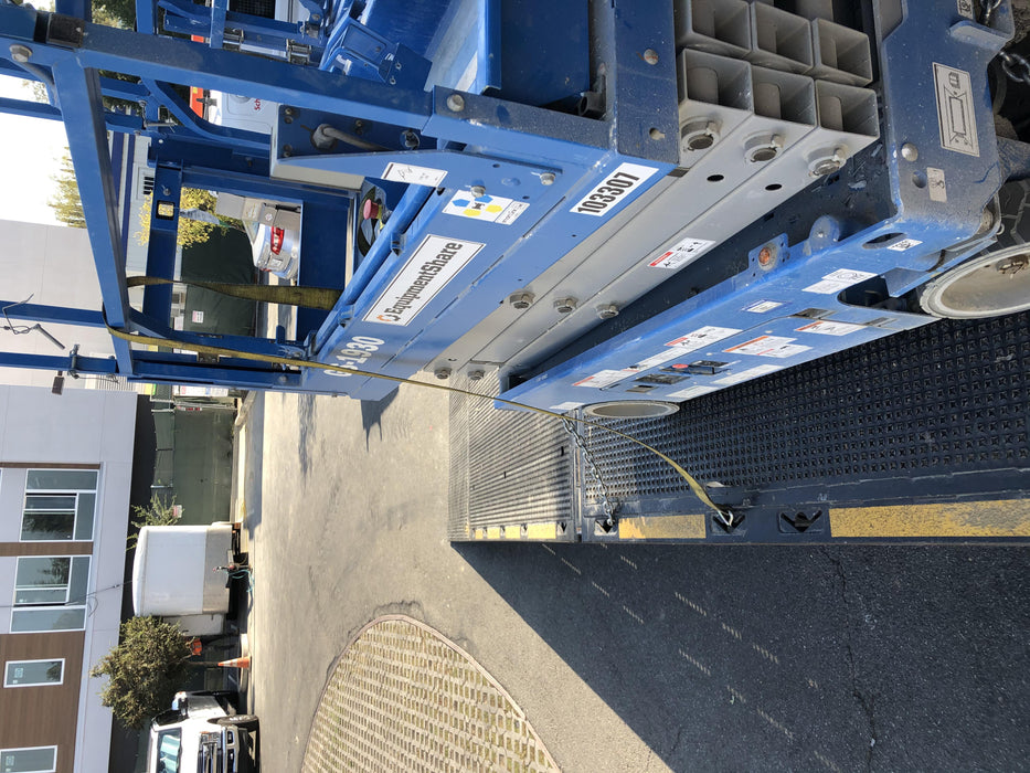 2020 Genie GS-1930 Solid Non Marking Tires, Beacon, Folding rails with half height swing gate, 800W Inverter