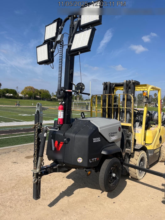 2024 Wacker Neuson LTT4 Diesel, Kohler KDW702, Deep Sea Controller, Auto Start, LED 320W, Bypass Outlet, T3