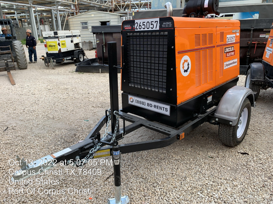 2022 Lincoln Electric Vantage 549X Crosslink Technology, Trailer Mounted, ES Decals, T3