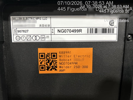 2026 MILLER ELECTRIC Bobcat 265 LP
