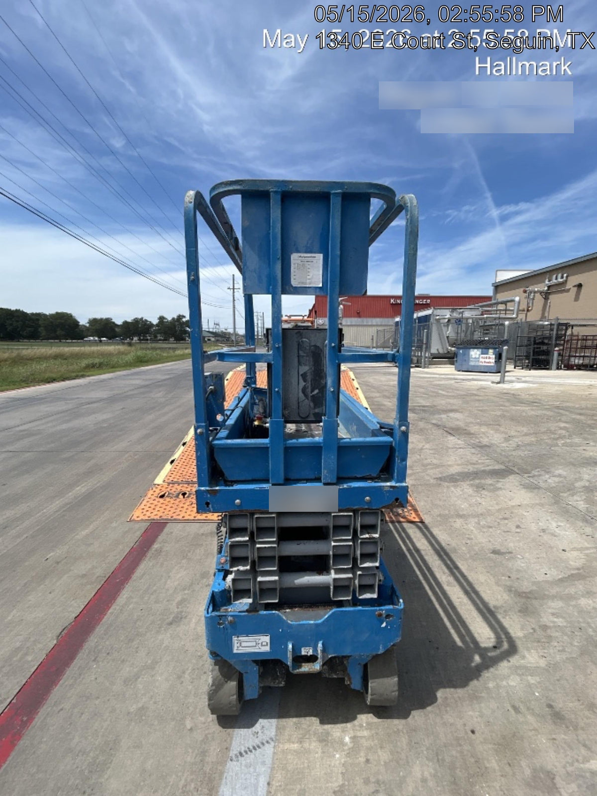 2019 Genie GS-1930 Fixed rails with chain Entry