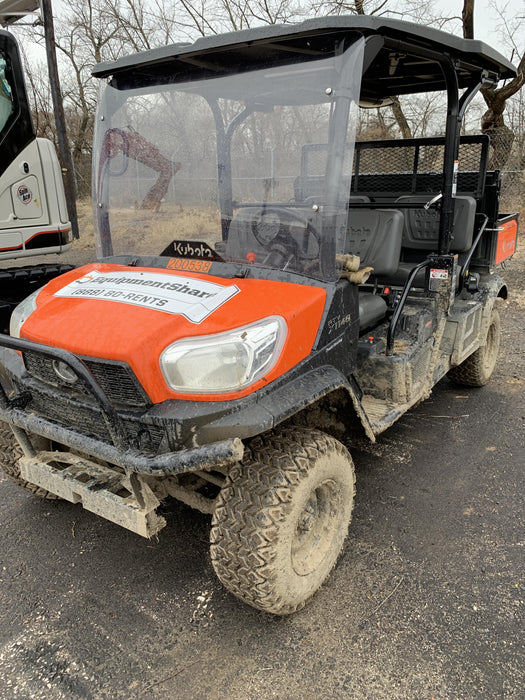 2022 Kubota RTV-X1140W-H Plastic Canopy, Windshield Acrylic Clear, LED Strobe Light, Wire Harness Kit, Back up Alarm