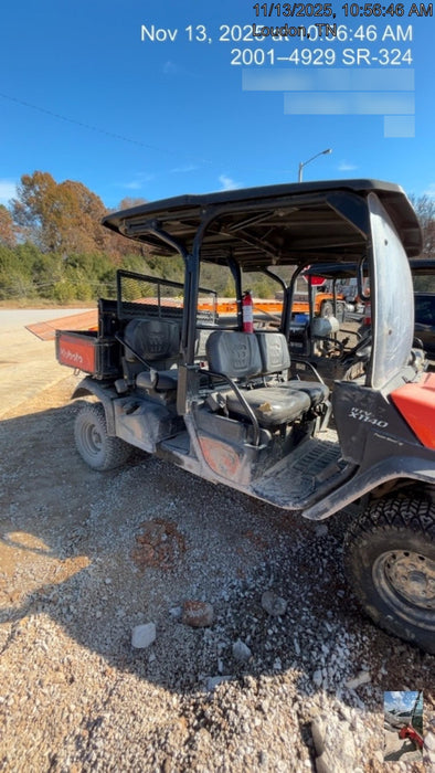 Kubota RTV-X1140W-H Plastic Canopy, Windshield Acrylic Clear, LED Strobe Light, Wire Harness Kit, Back up Alarm