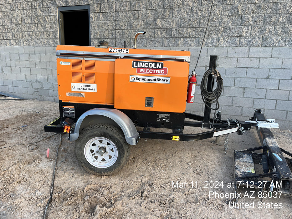 2022 Lincoln Electric LE400 Kubota V1505, Trlr, Cable Rack, Light Kit, ES Decals, T3