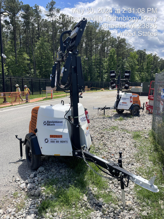 2023 Generac MLT2 Diesel, Flex Switch 120V Input, Powerzone Controller, 
(4) 320W LED Lights, 4kW Generator, 39.9 Gal Fuel Tank, 2" Ball, T3