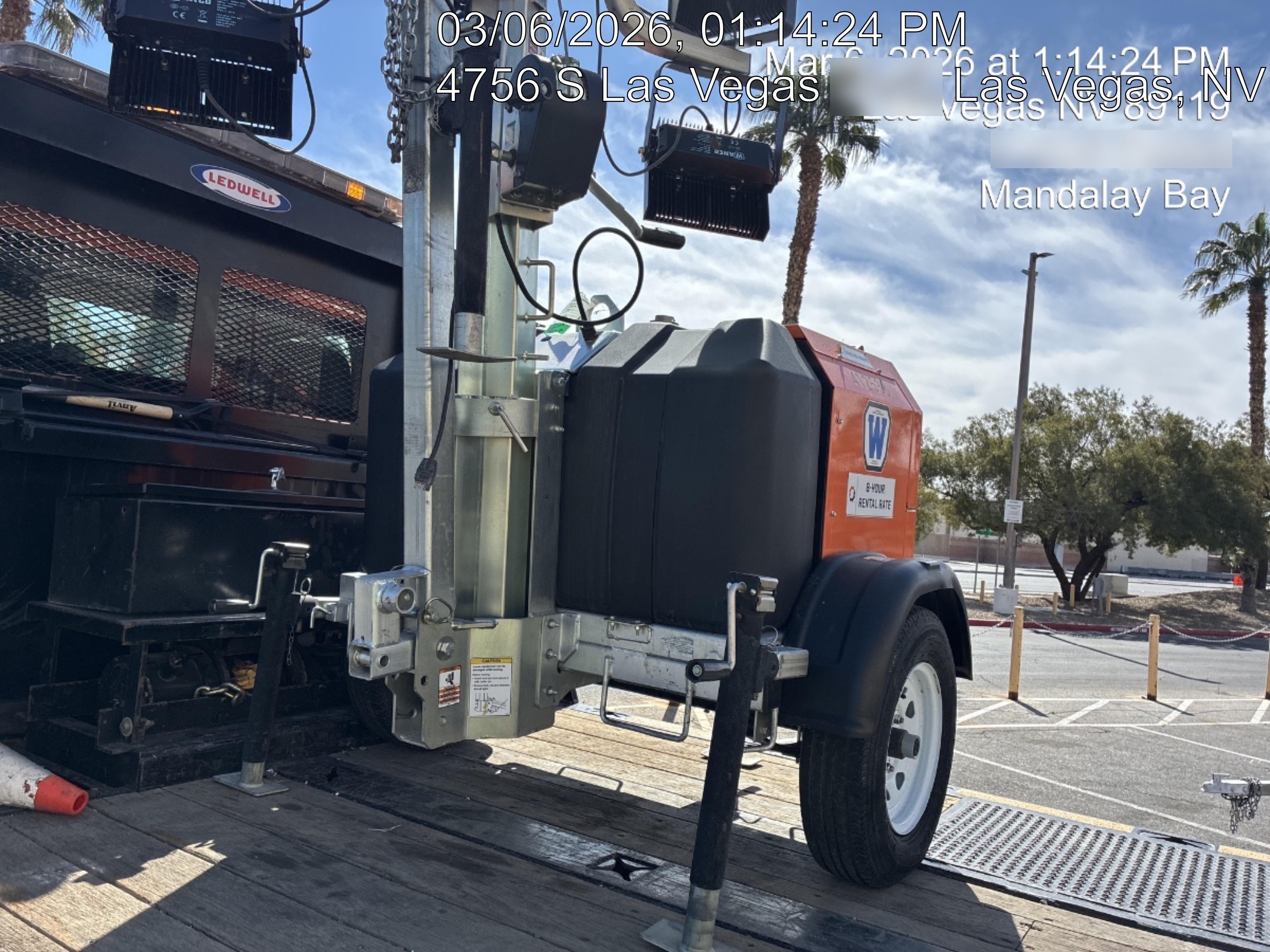 2024 Wanco WLTT-4MM4K Diesel, Deep Sea Controller, Shore Power Plug, Auto Start, (4) 350W LED Floodlights, 4kW Generator, 60 Gal Fuel Tank, 2" Ball, T3