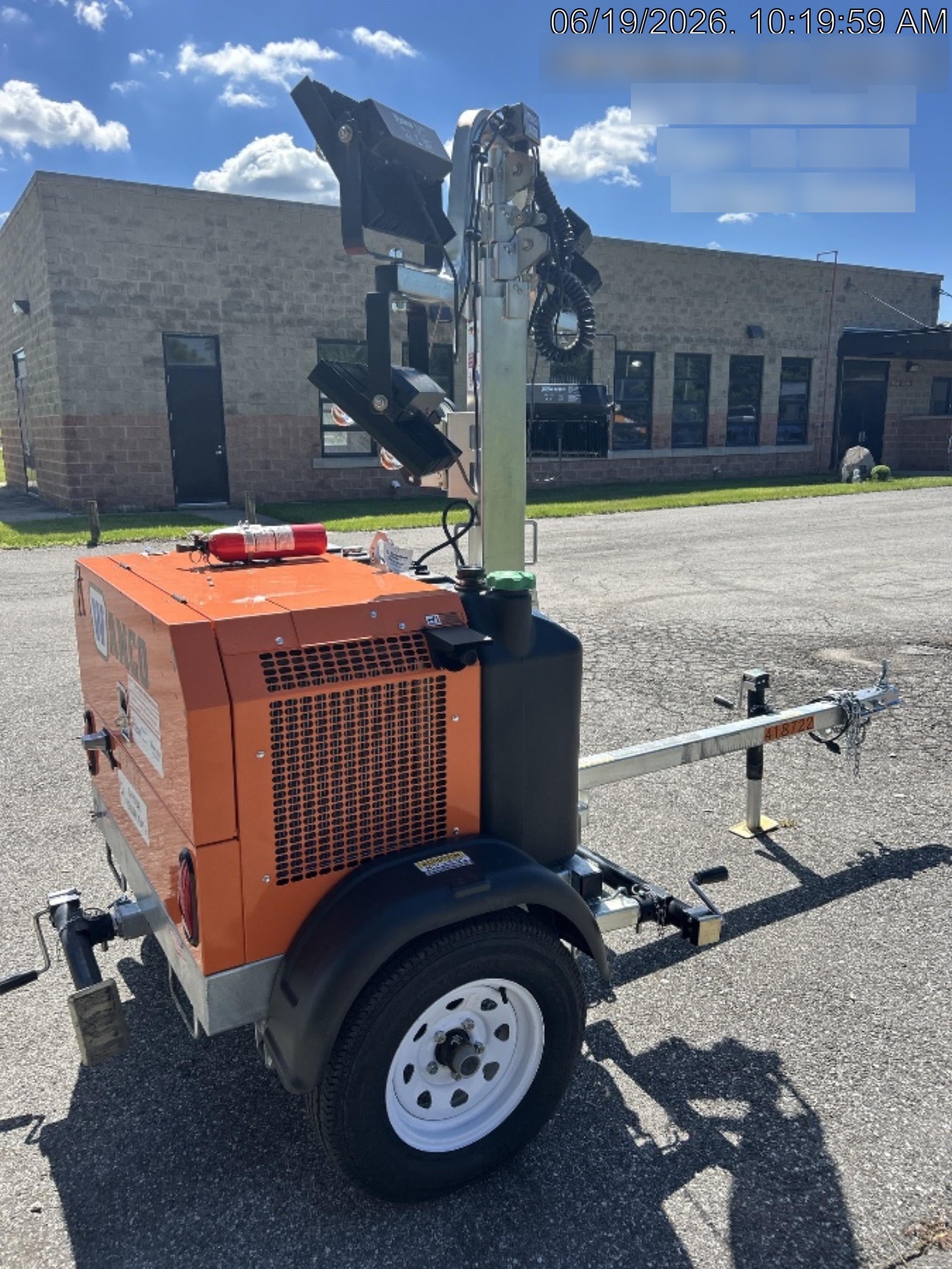 2024 Wanco WLTT-4MM4K Diesel, Deep Sea Controller, Shore Power Plug, Auto Start, (4) 350W LED Floodlights, 4kW Generator, 60 Gal Fuel Tank, 2" Ball, T3