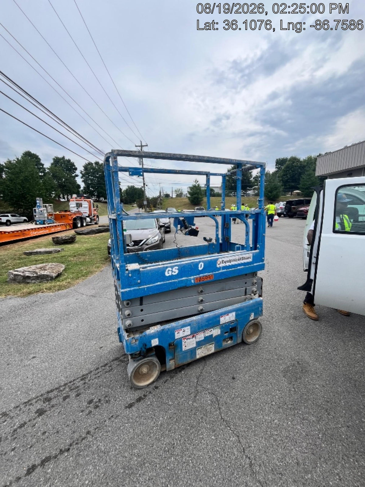 2020 Genie GS-1930 Solid Non Marking Tires, Beacon, Folding rails with half height swing gate
