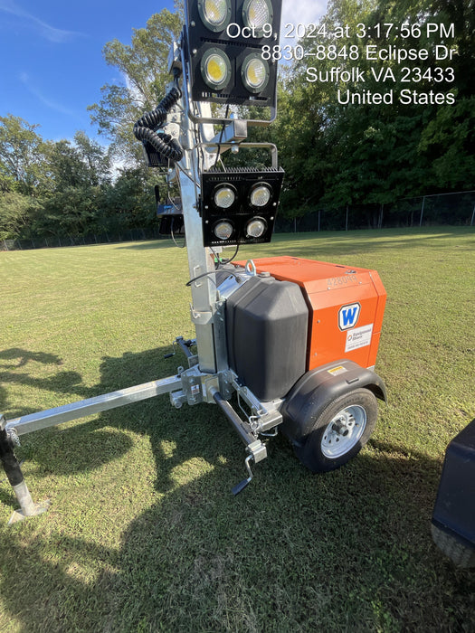 2024 Wanco WLTT-4MM4K Diesel, Deep Sea Controller, Shore Power Plug, Auto Start, (4) 350W LED Floodlights, 4kW Generator, 60 Gal Fuel Tank, 2" Ball, T3